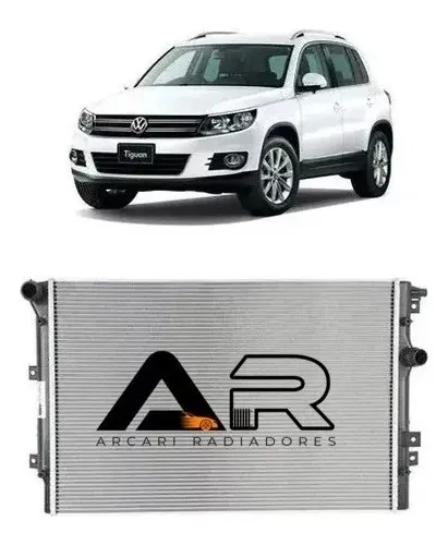 Radiador Tiguan 2.0 2008 2009 2010 2011 2012 2013 2014 Novo