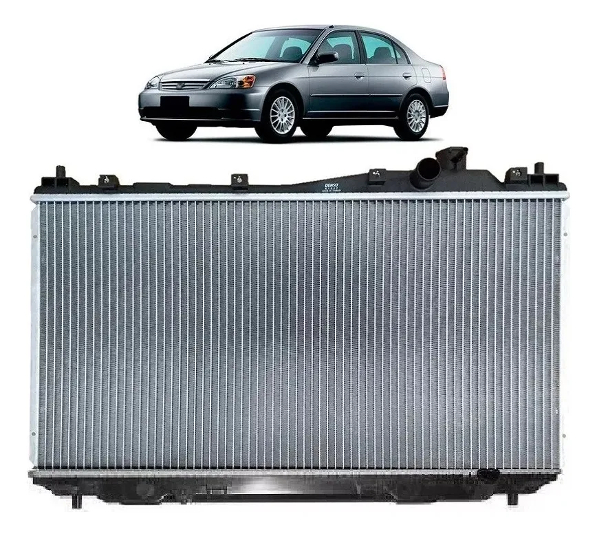 Radiador Honda Civic 1.7 Ano 2001 A 2005 - Câmbio Manual