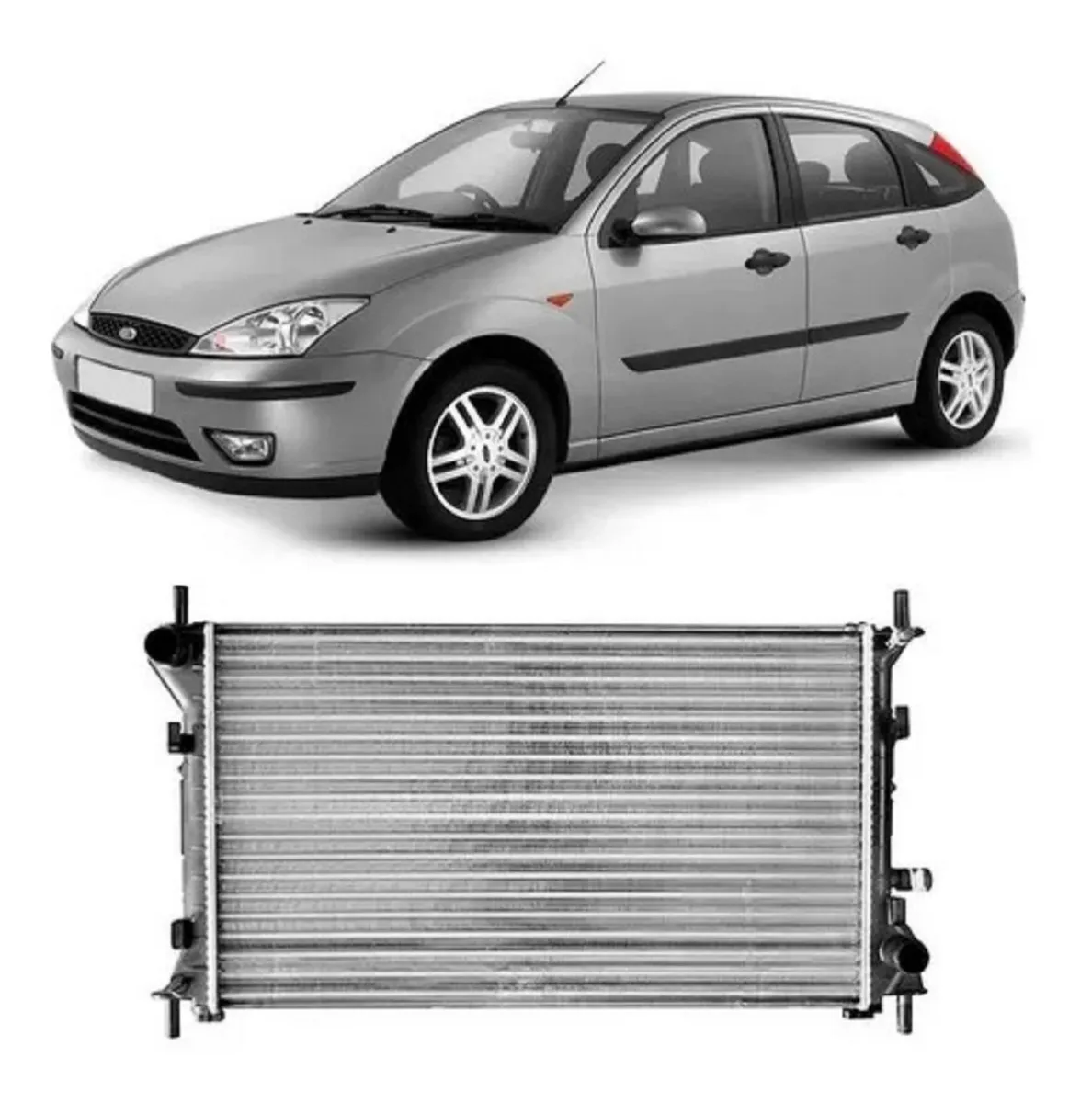 Radiador Ford Focus 2001 2002 2003 2004 2005 2006 2007 2008